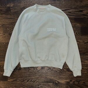 ESSENTIALS by Fear of God Crewneck Pullover in Green - Small - New without Tags